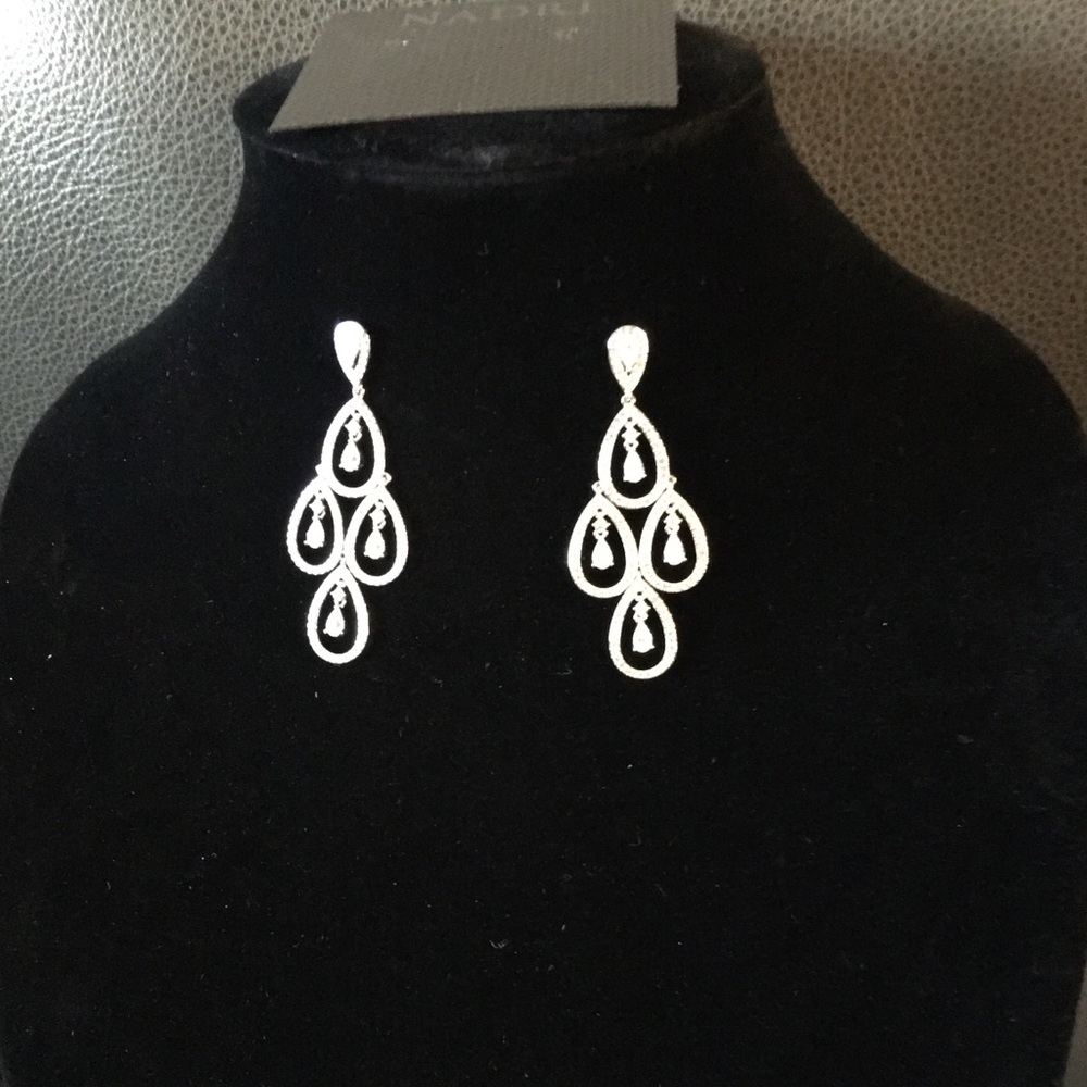 Nadri Crystal Drop Earrings